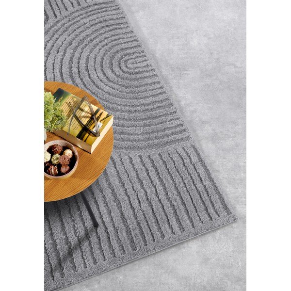 Szürke szőnyeg 200x280 cm Chappe Light Grey – Elle Decoration-image-2
