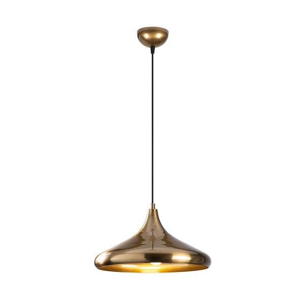 Aranyszínű függőlámpa fém búrával ø 35 cm Nile – Opviq lights-image-2