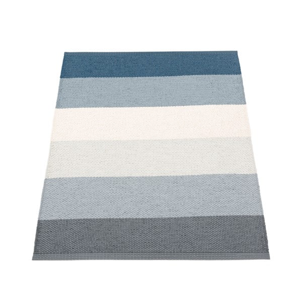 Kék-krémszínű kültéri-beltéri szőnyeg 70x100 cm Molly Ocean Grey – Pappelina
