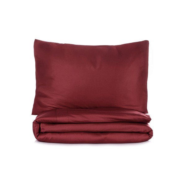 Borvörös egyszemélyes ágyneműhuzat 200x140 cm Elegant  – Mijolnir