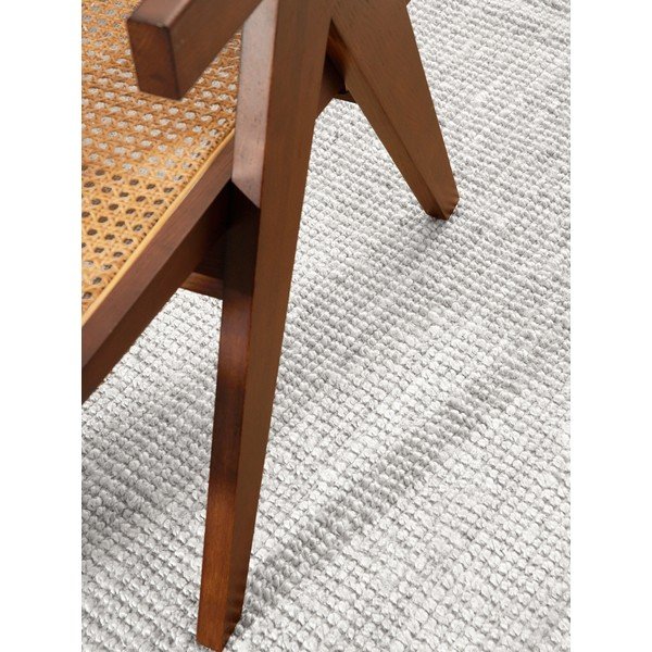 Világosszürke kétoldalas-kézi szövésű juta kerek szőnyeg ø 200 cm Bouclé Jaipur – Hanse Home-image-4