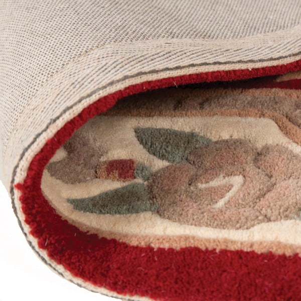 Aubusson piros gyapjú szőnyeg, 120 x 180 cm - Flair Rugs-image-4