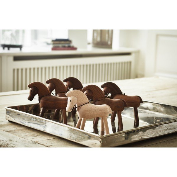 Bojesen Denmark Horse dekorációs figura tömör bükkfából - Kay-image-1