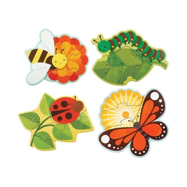 Garden Bugs 4 részes gyermek puzzle - Petit collage