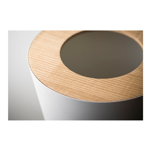 Rin Round fehér szemeteskosár - YAMAZAKI-image-3