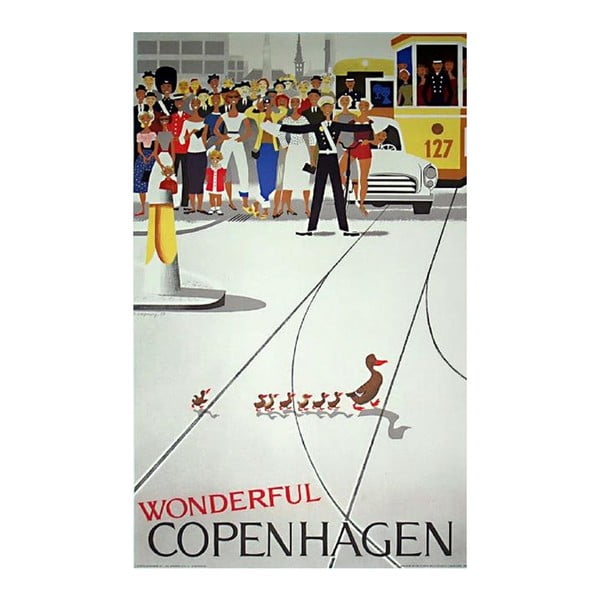 Wonderful Copenhagen plakát, 62 x 100 cm - Architectmade