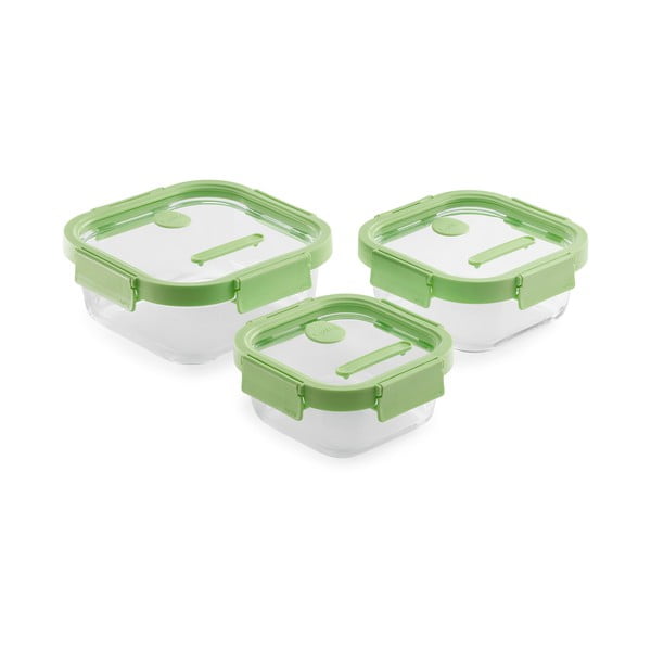 Élelmiszertartó doboz szett 3 db-os – Lékué