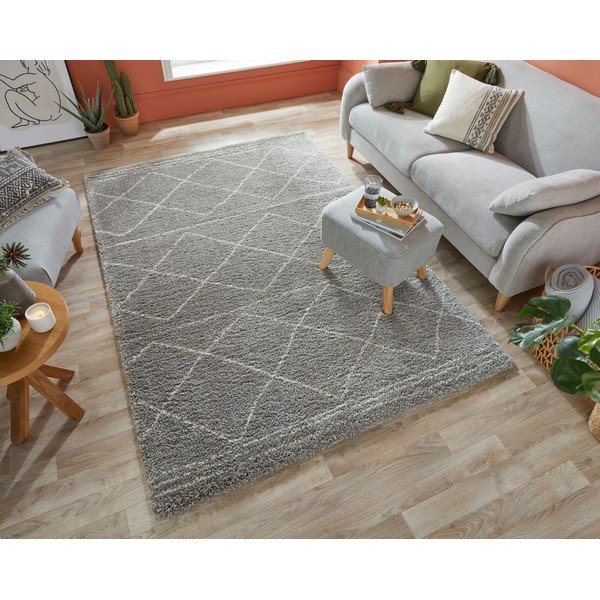 Kush szürke szőnyeg, 200 x 290 cm - Flair Rugs-image-3