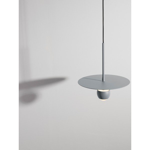 Szürkéskék alumínium LED függőlámpa ø 30 cm Edem – Nova Luce-image-3
