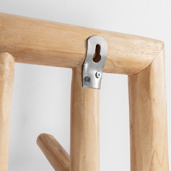 Athina teakfa fali fogas - Kave Home-image-1