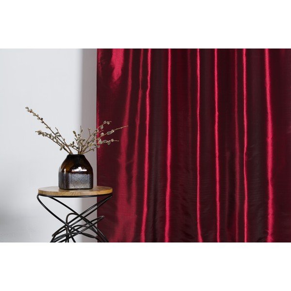 Borvörös függöny 140x245 cm Royal Taffeta – Mendola Fabrics-image-2