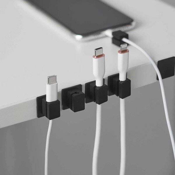 Fekete fém rendszerező szett 5 db-os kábelekhez Smart – YAMAZAKI-image-4