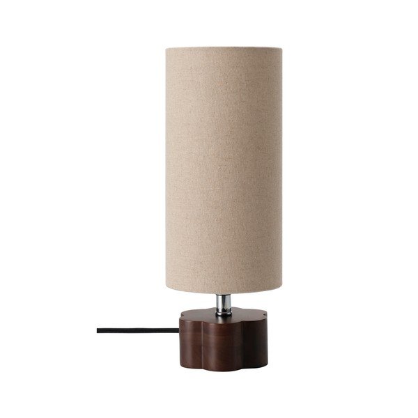 Barna-bézs len asztali lámpa (magasság 33,5 cm) Joline – Ellos Home