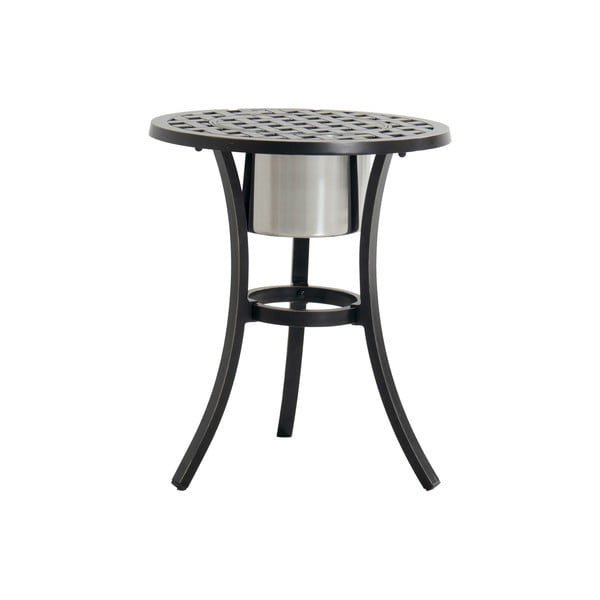 Alumínium kerek kerti tárolóasztal ø 54,5 cm Rosario – Hartman