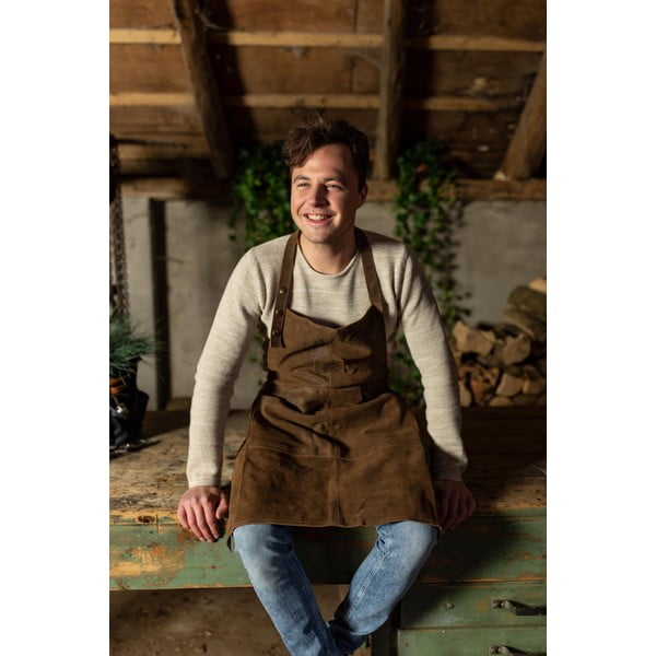 Barbecue bőrkötény - Esschert Design-image-1