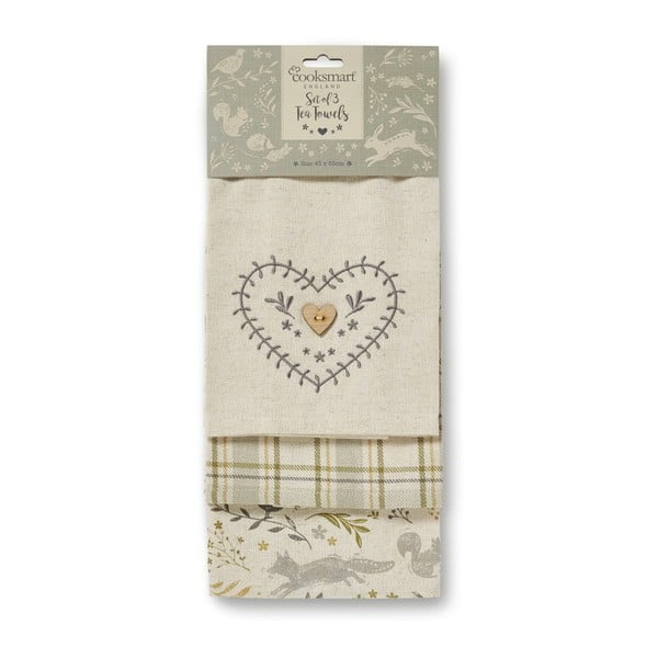 Konyharuha és edényfogó szett 4 db-os Woodland – Cooksmart ®-image-3