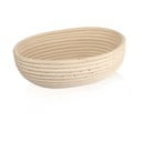 Rattan természetes fűzfavessző kosár, 28 x 22 cm - Orion