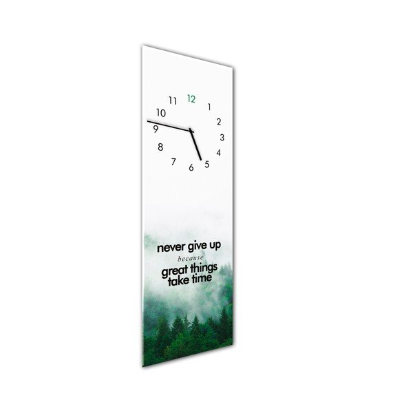 Glassclock Great Things falióra, 20 x 60 cm - Styler-image-1