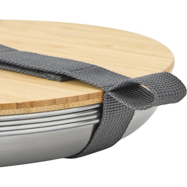 Ezüstszínű rozsdamentes acél tányér készlet 4 db-os ø 25,5 cm – Black + Blum-image-4