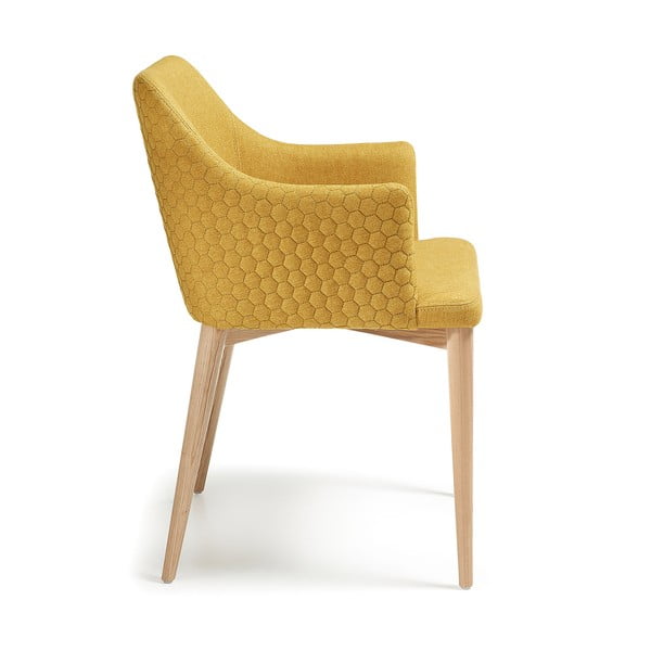 Danai mustársárga étkezőszék - Kave Home-image-2