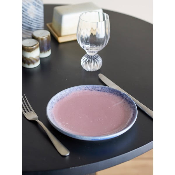 Világos rózsaszín agyagkerámia tányér ø 20 cm Paula – Bloomingville-image-2