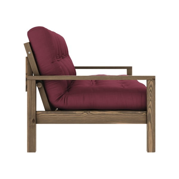 Borvörös kinyitható kanapé 205 cm Knob – Karup Design-image-4