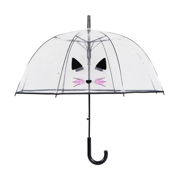 Birdcage Cute Cat átlátszó esernyő, ⌀ 85 cm-image-1