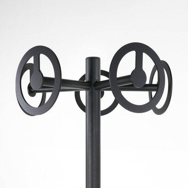 Fekete fém fogas Circle – Spinder Design-image-3