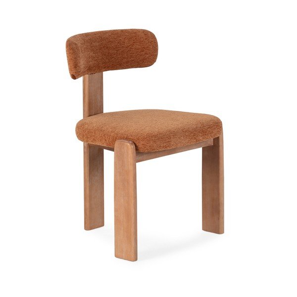 Téglavörös kárpitozott étkezőszék szett 2 db-os Nadia – MOME-image-3