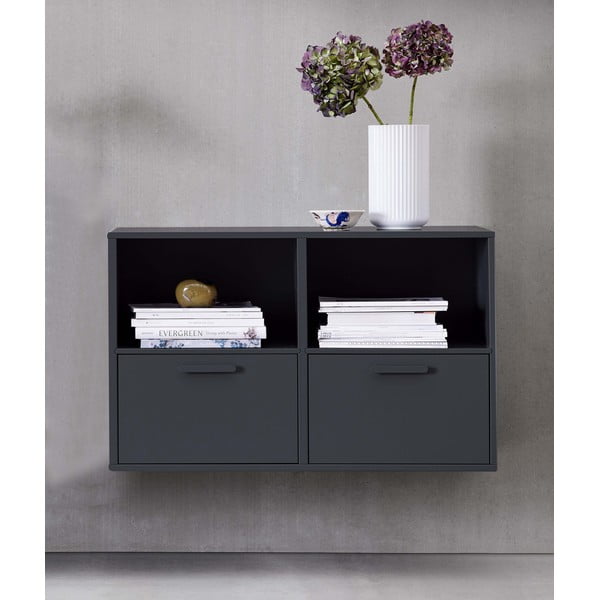 Keep by Hammel fekete fali komód 2 ajtóval-image-1