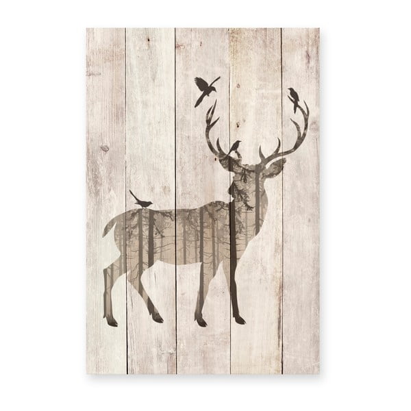 Fa falitábla 40x60 cm Deer – Really Nice Things