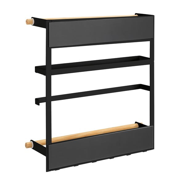 Magna fekete konyhai fali rendszerező - Wenko-image-1