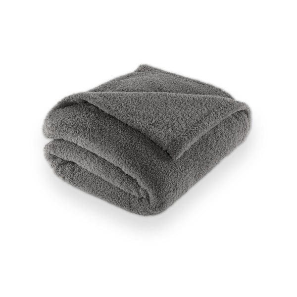 Szürke mikroplüss takaró 150x200 cm Cocoon – Tiseco Home Studio