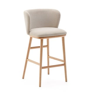 Bézs bárszék (ülésmagasság 65 cm) Ciselia – Kave Home