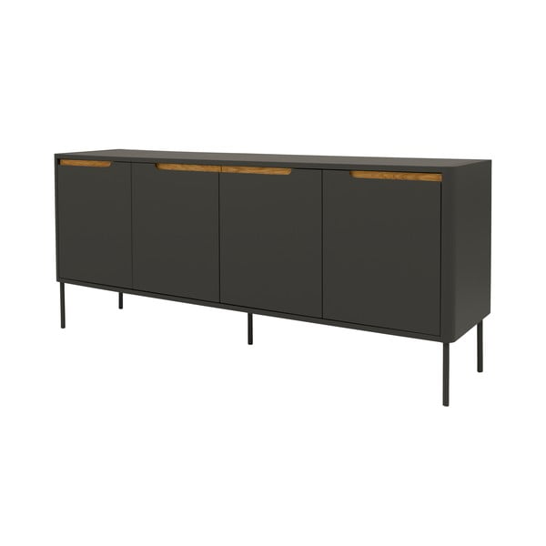 Switch fekete komód, 173 x 76 cm - Tenzo-image-2