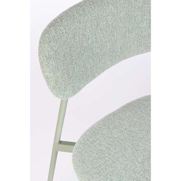 Mentazöld kárpitozott étkezőszék Inka – Yes Everyday-image-1