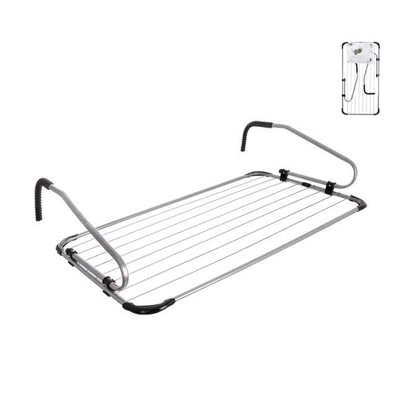 Ezüstszínű függő ruhaszárító 10,5 m – Orion