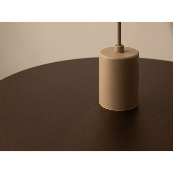 Világosbarna fém függőlámpa ø 40 cm Ori – Micadoni -image-3