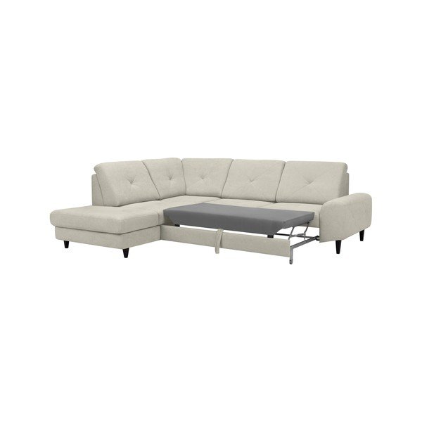 Beta bézs bal oldali kinyitható sarokkanapé - Windsor & Co Sofas-image-3