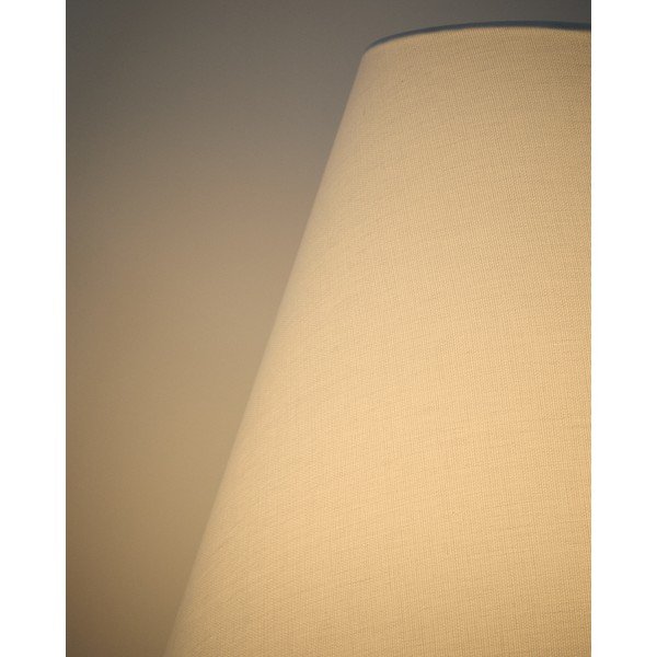 Ezüstszínű állólámpa textil búrával (magasság 153 cm) Navat – Kave Home-image-2