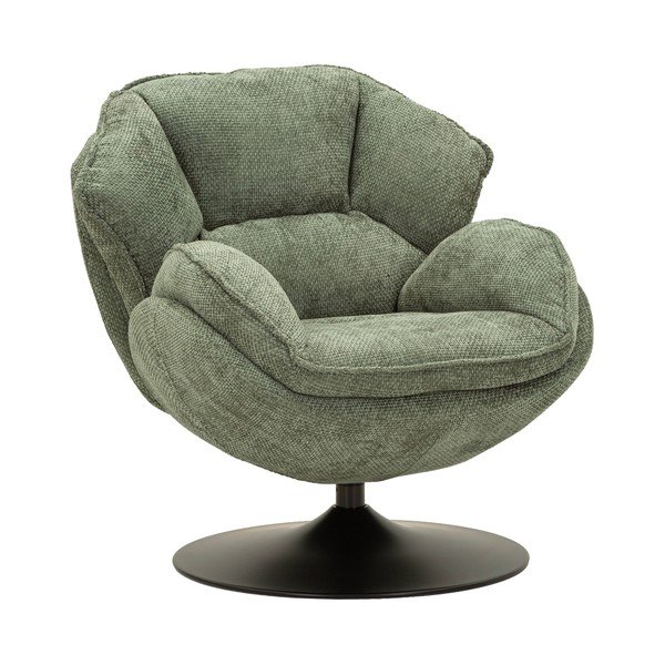 Szürkészöld forgó fotel Retro Style – Mauro Ferretti