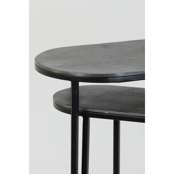 Fém tárolóasztal szett 2 db-os 26x53 cm Bocov – Light & Living-image-3