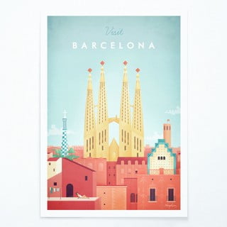 Poszter Barcelona, 30 x 40 cm - Travelposter