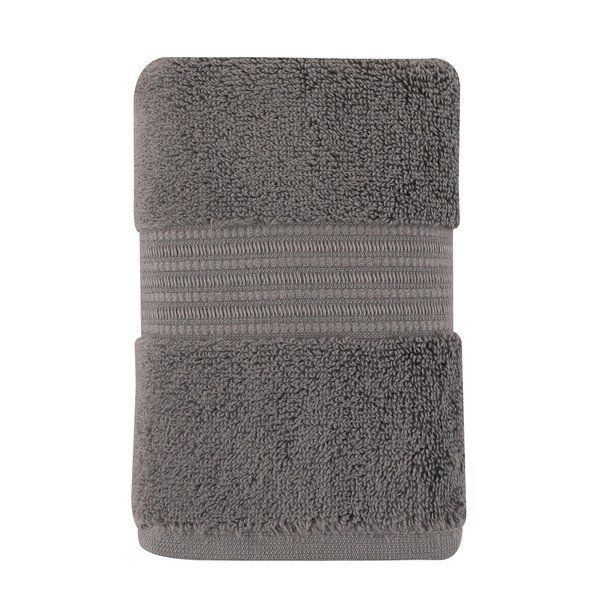Sötétszürke pamut törölköző 30x50 cm Chicago – Foutastic-image-3