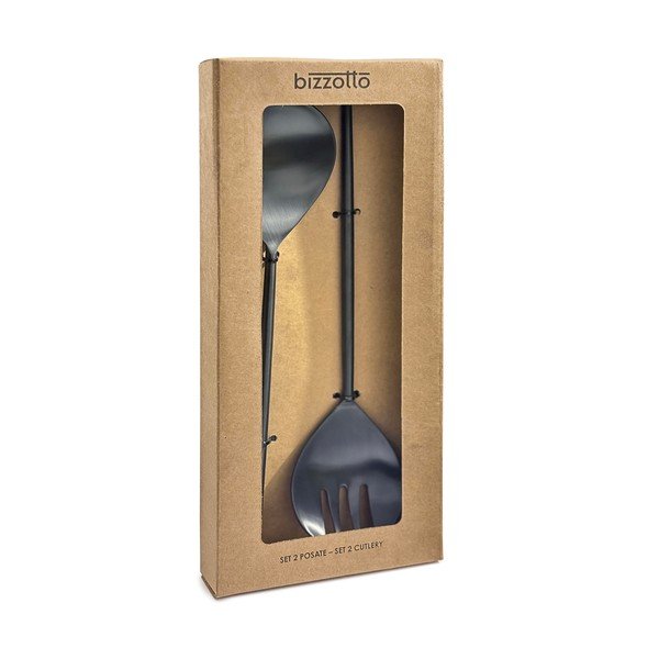 Rozsdamentes acél salátaszedő 2 db-os Bronte – Bizzotto-image-2