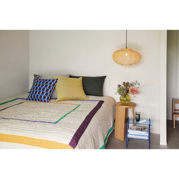 Tárolóasztal üveg asztallappal Niche – Hübsch-image-2