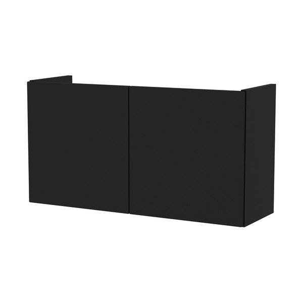Fekete moduláris polcrendszer 224x190 cm Bridge – Tenzo-image-3
