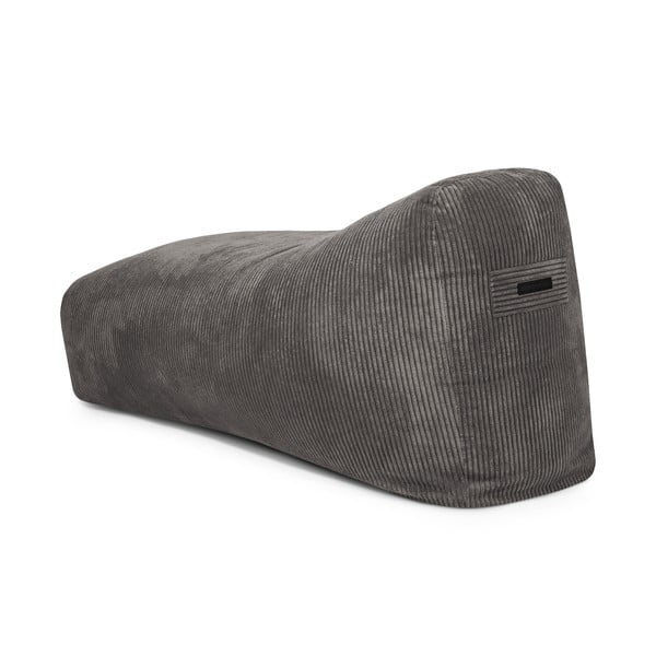 Fekete kordbársony babzsákfotel Snug Long 140 – SLOWDOWN-image-3