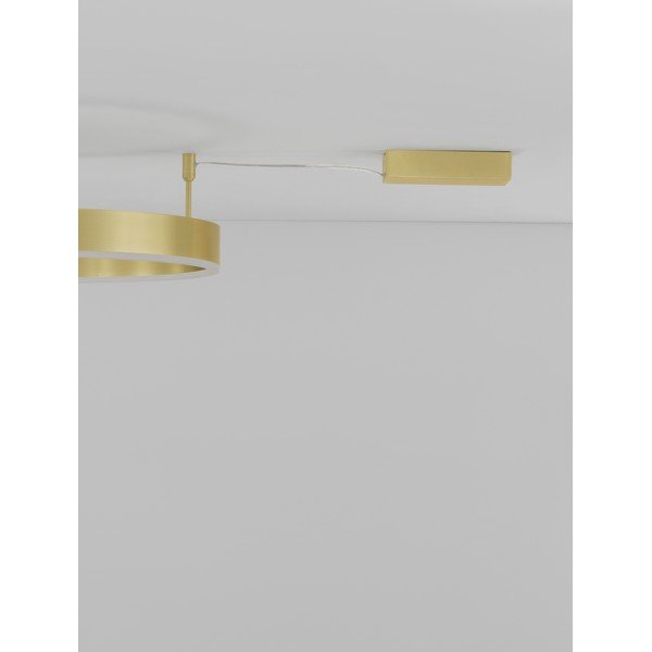 Sárgaréz színű alumínium LED dimmelhető mennyezeti lámpa Motif – Nova Luce-image-3