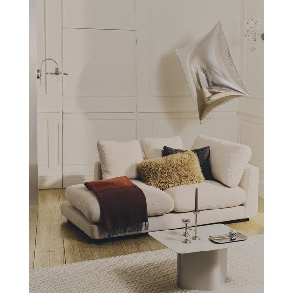 Ezüstszínű fali lámpa ø 27 cm Nuvira – Kave Home-image-3